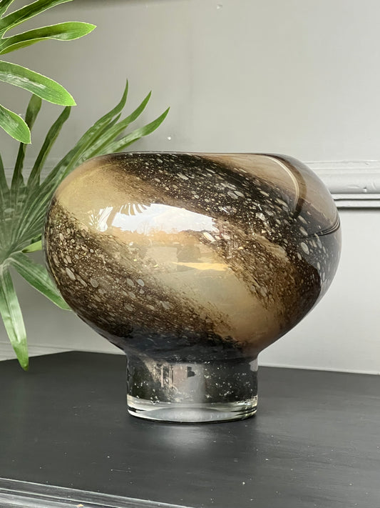 Cam Kahve Vazo 18*20 cm
